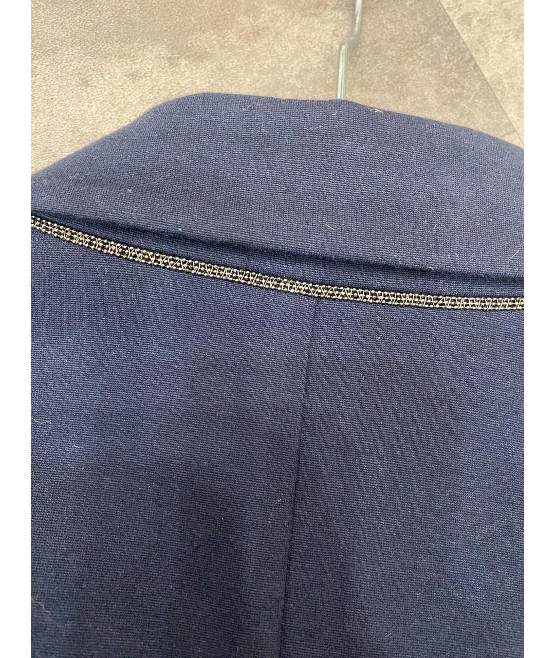 BRUNELLO CUCINELLI Темно-синий жакет/пиджак, фото 2