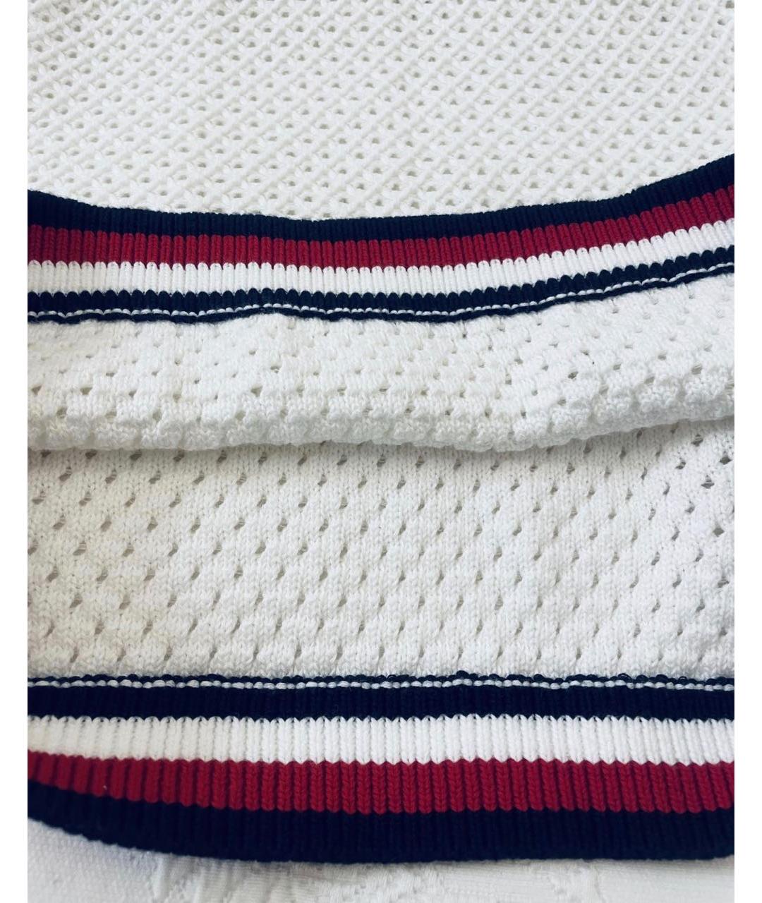 TOMMY HILFIGER Белый хлопковый джемпер / свитер, фото 5