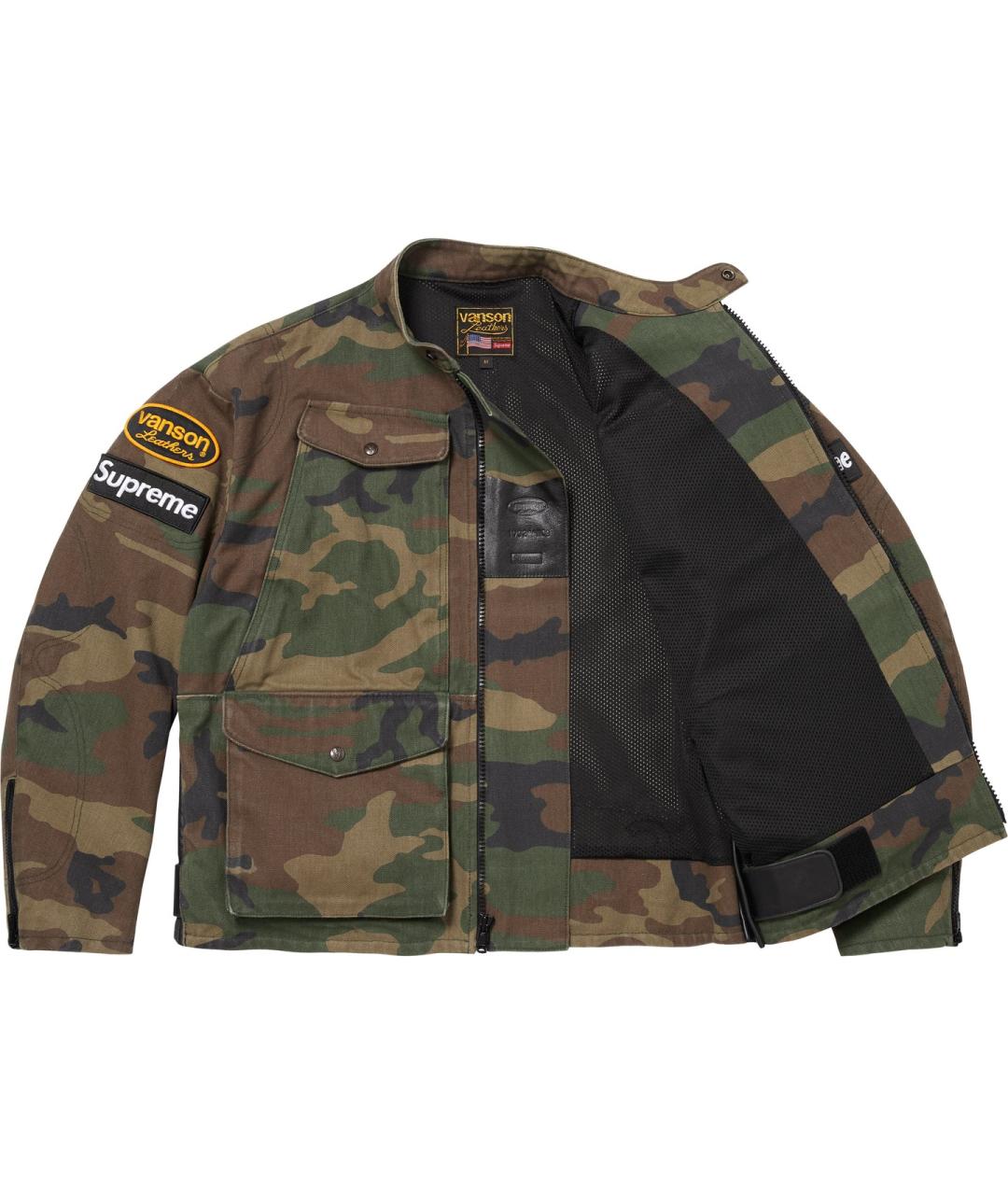 SUPREME Хаки деним куртка, фото 3