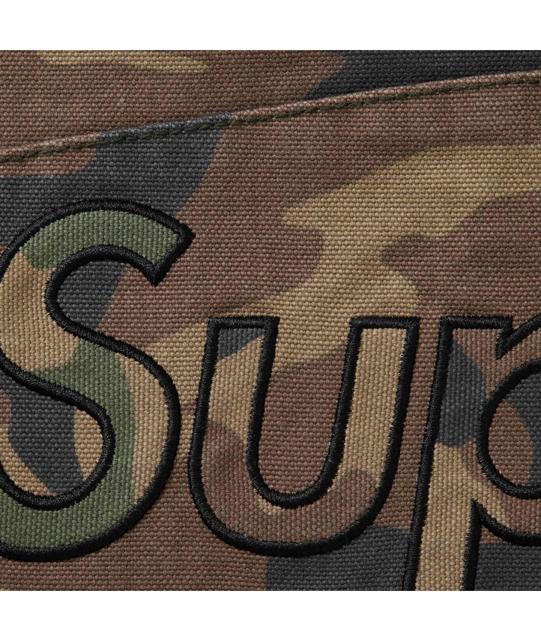 SUPREME Хаки деним куртка, фото 4