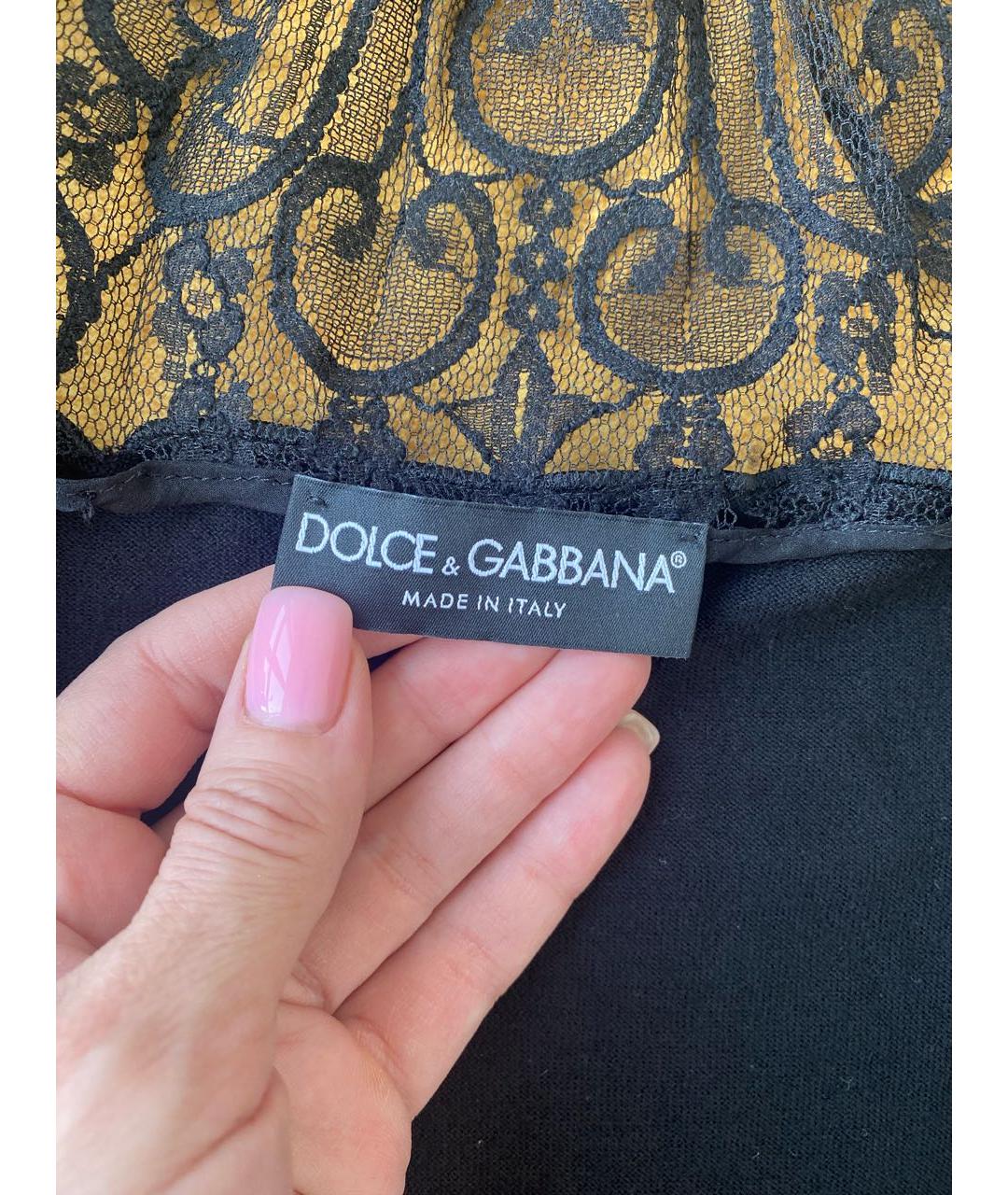 DOLCE&GABBANA Черный шерстяной кардиган, фото 8