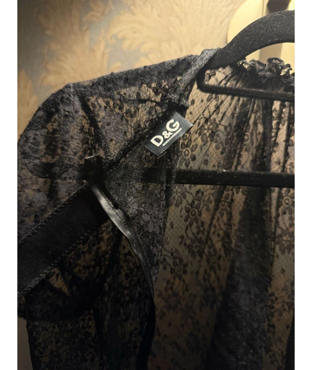 DOLCE&GABBANA Черная майка, фото 3