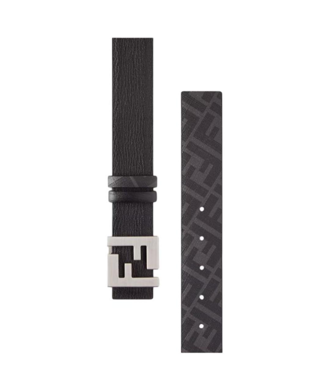 FENDI Черный ремень, фото 3