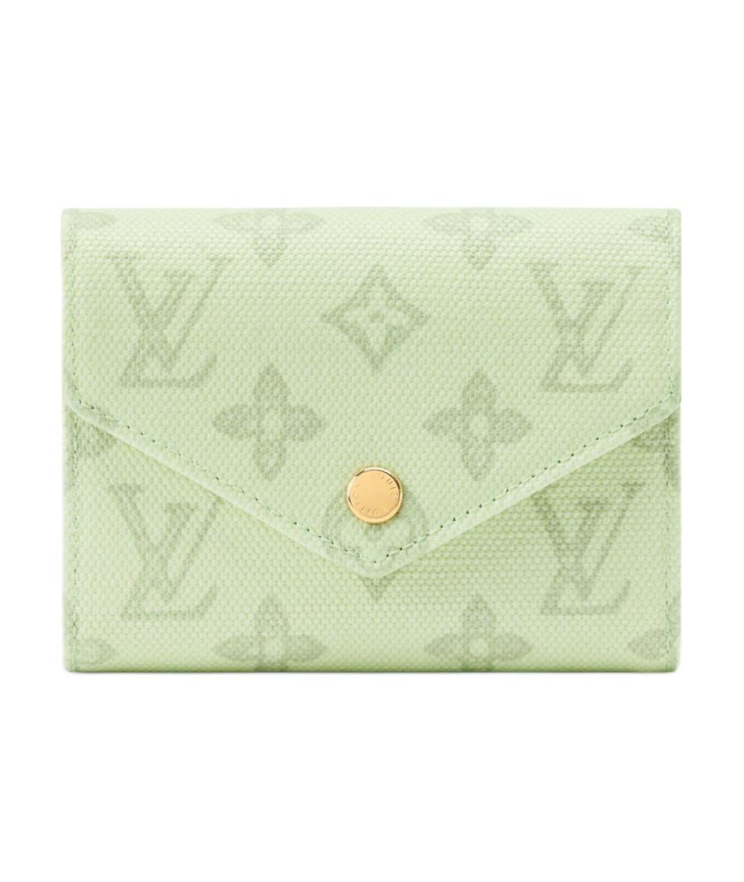 LOUIS VUITTON Салатовый кошелек, фото 1