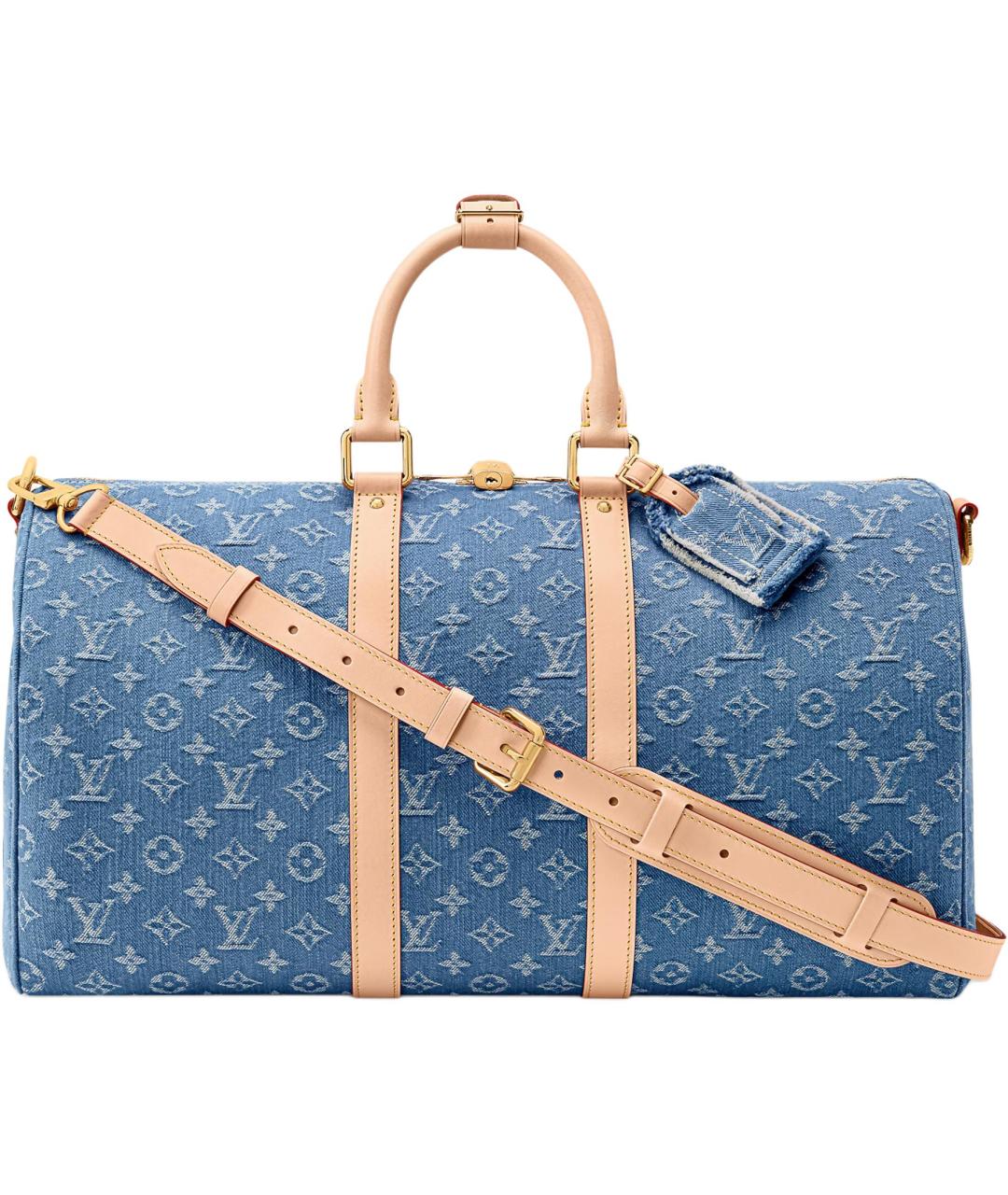 LOUIS VUITTON Синяя дорожная/спортивная сумка, фото 1