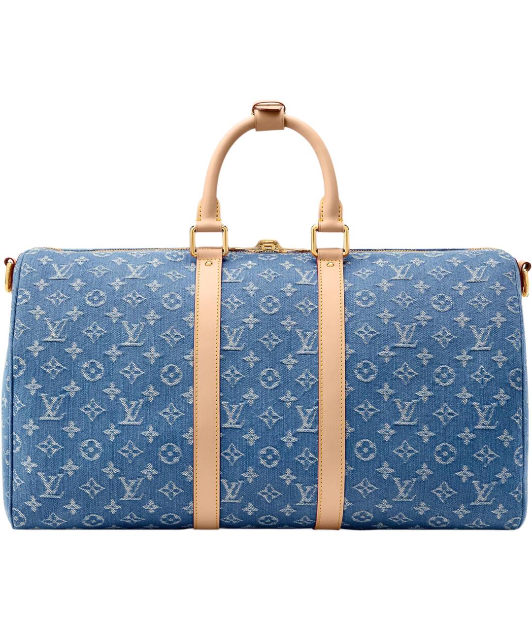 LOUIS VUITTON Синяя дорожная/спортивная сумка, фото 2