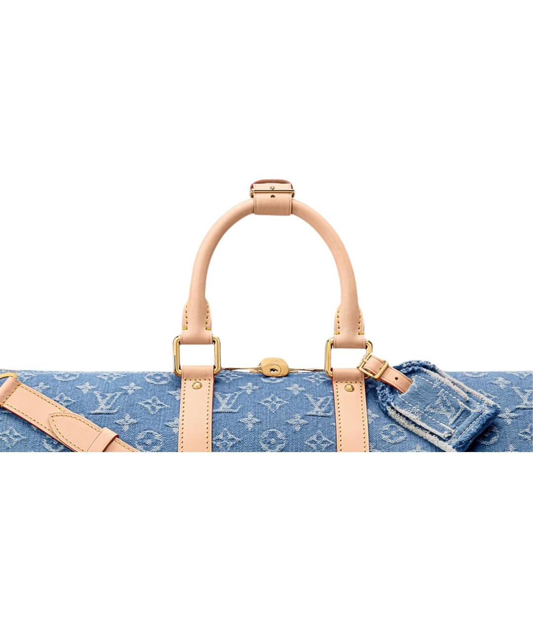 LOUIS VUITTON Синяя дорожная/спортивная сумка, фото 4