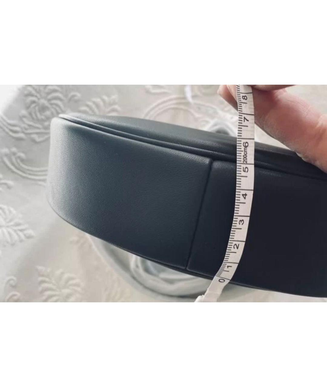 MICHAEL MICHAEL KORS Черная кожаная сумка с короткими ручками, фото 6