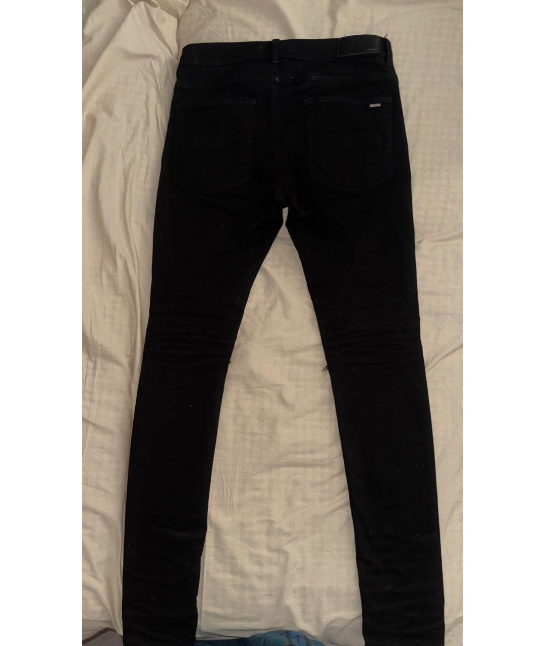 AMIRI Черные джинсы скинни, фото 2