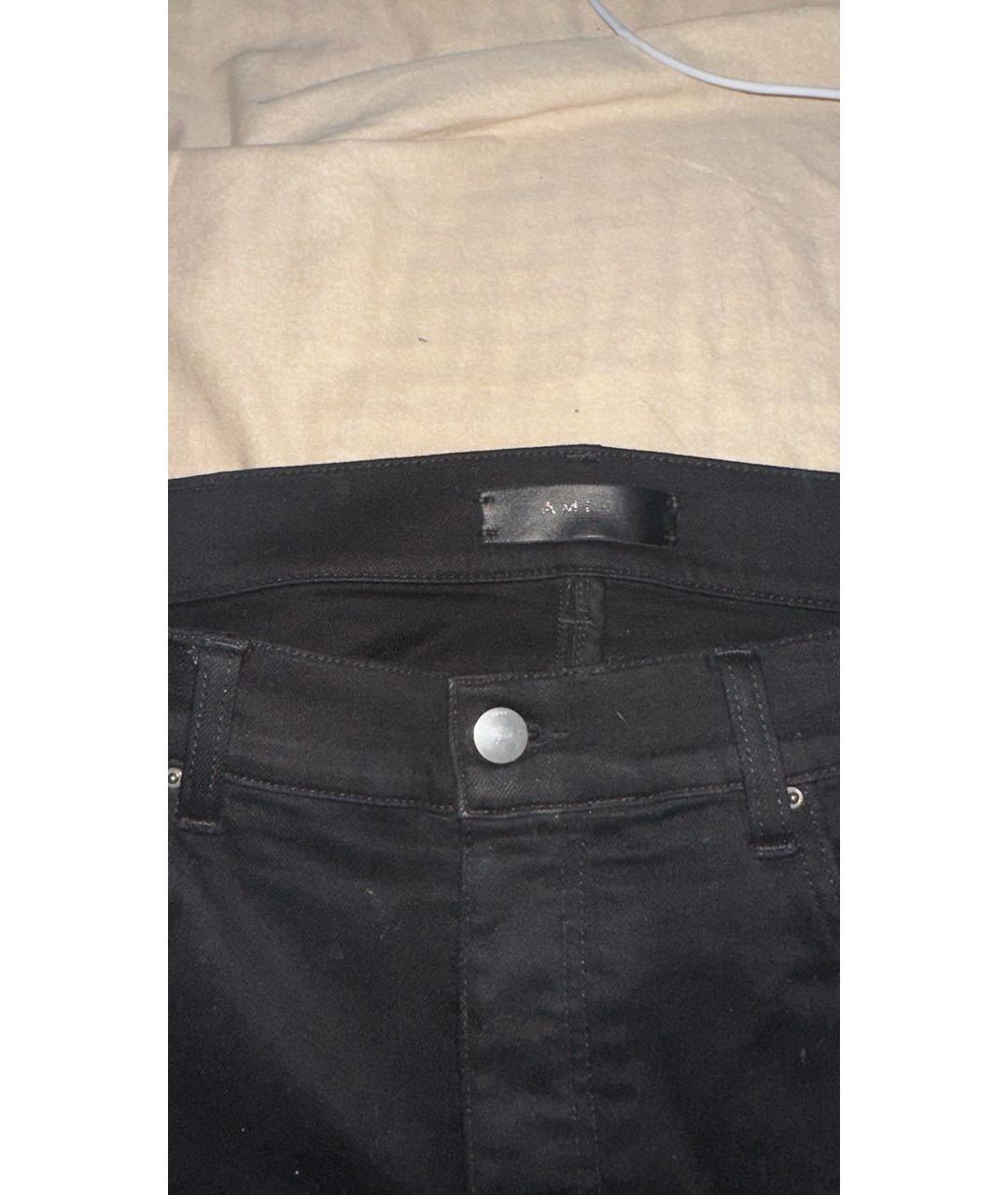 AMIRI Черные джинсы скинни, фото 3