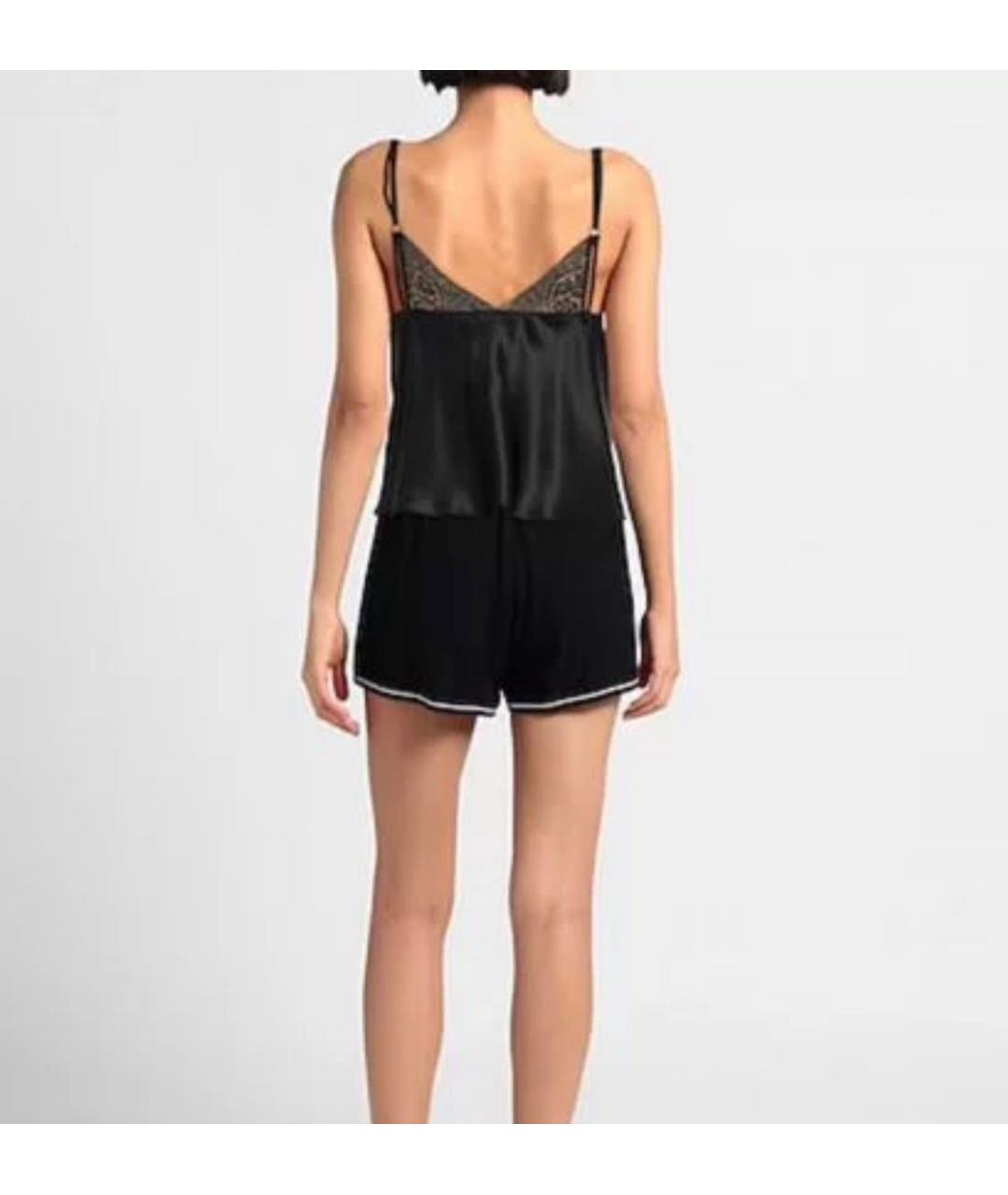 CHANTAL THOMASS Черная шелковая майка, фото 3