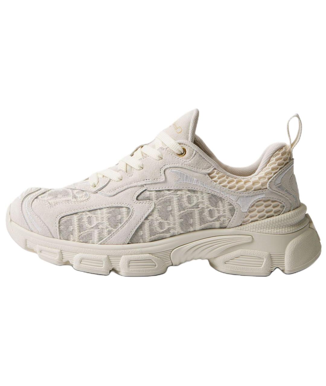 CHRISTIAN DIOR Серые замшевые кроссовки, фото 2