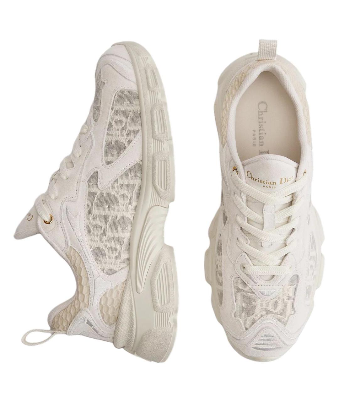 CHRISTIAN DIOR Серые замшевые кроссовки, фото 3