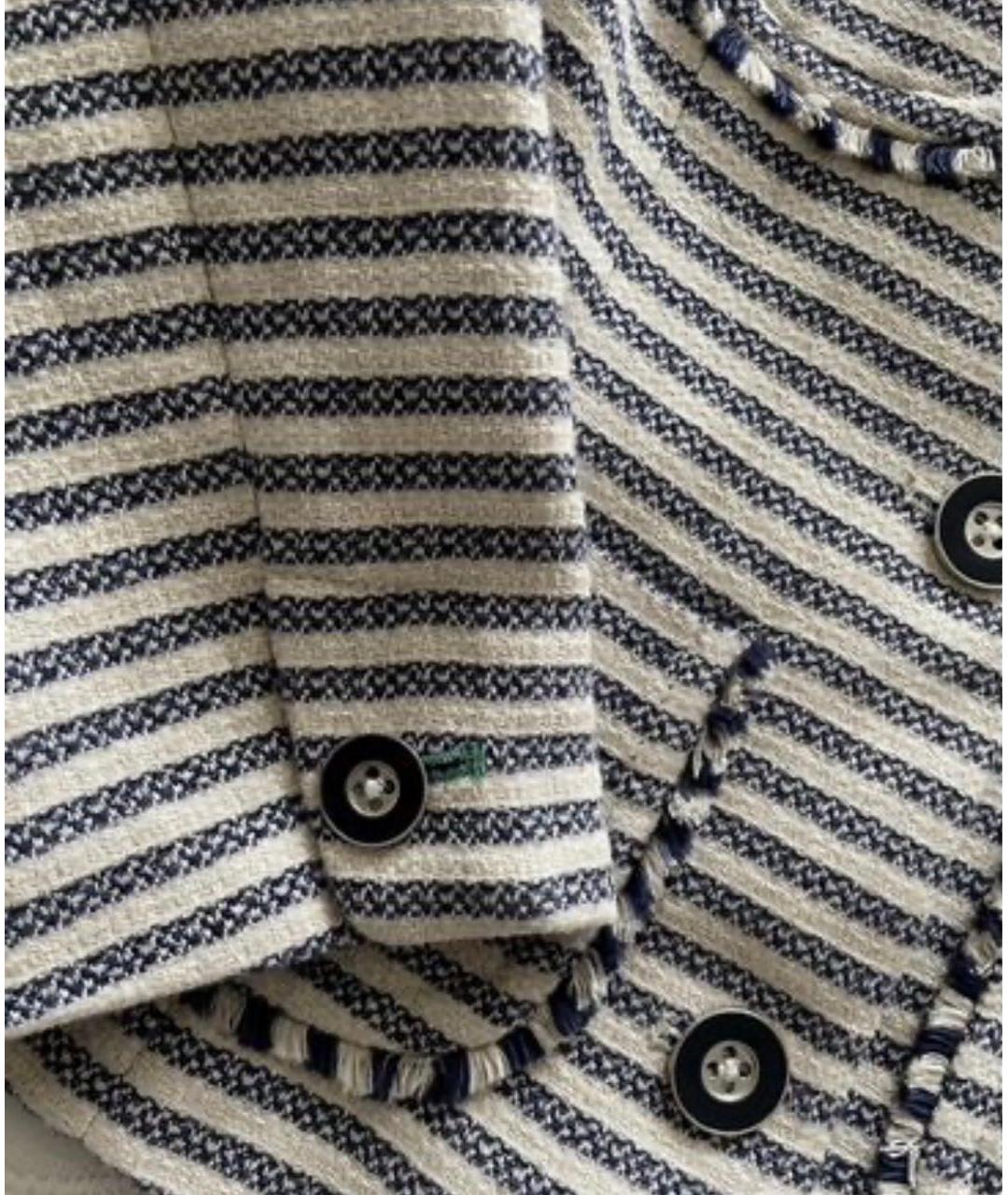 TOMMY HILFIGER Синий хлопковый жакет/пиджак, фото 6