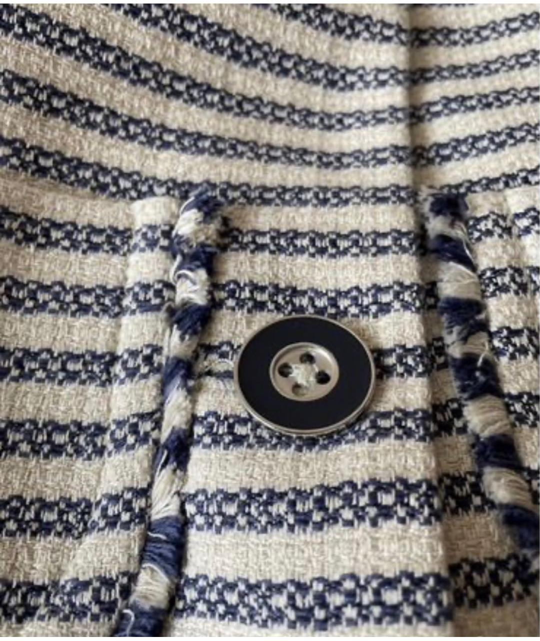 TOMMY HILFIGER Синий хлопковый жакет/пиджак, фото 7