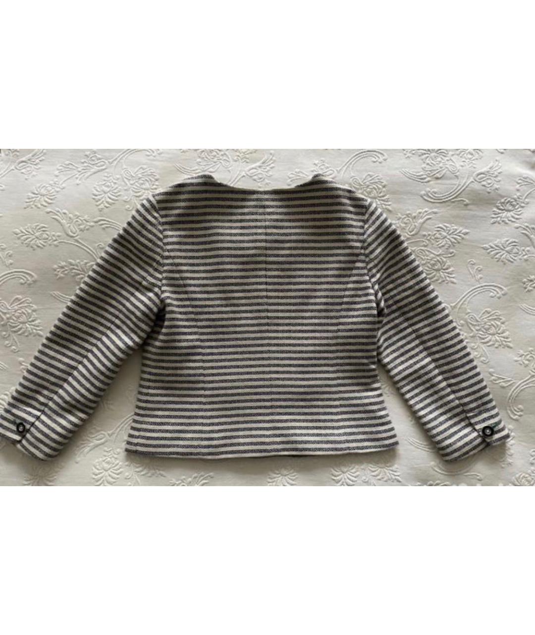 TOMMY HILFIGER Синий хлопковый жакет/пиджак, фото 2