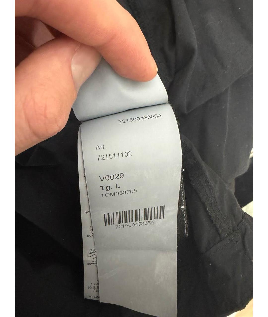 STONE ISLAND Черная куртка, фото 5