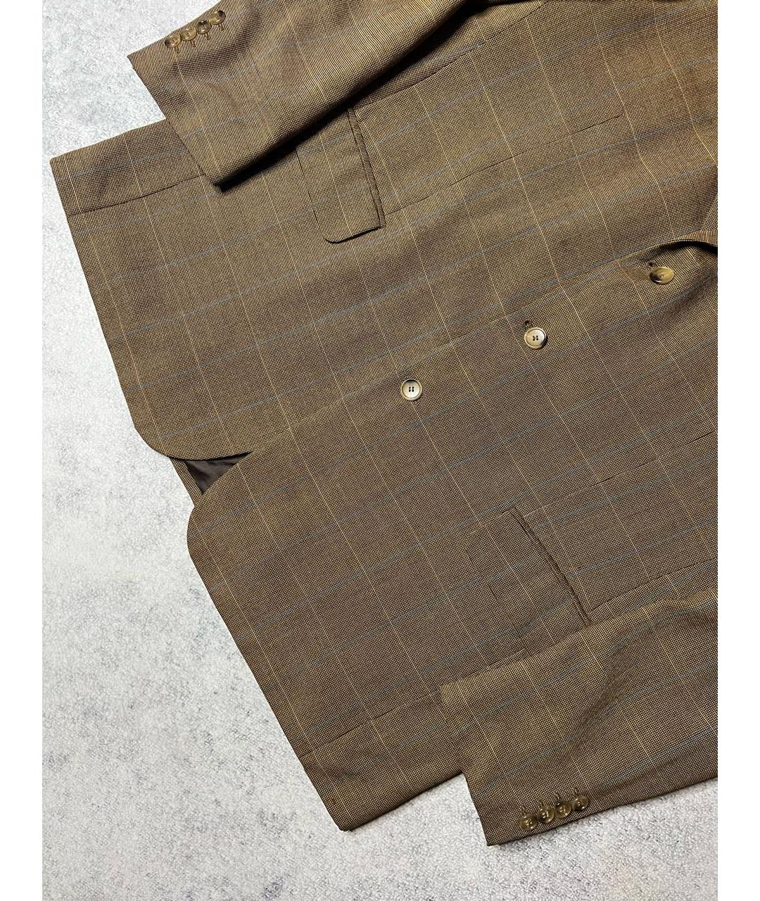 BURBERRY Горчичный шерстяной пиджак, фото 5