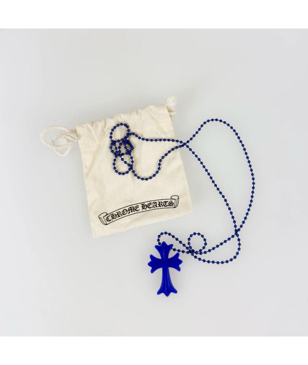 CHROME HEARTS Синее пластиковое колье, фото 3