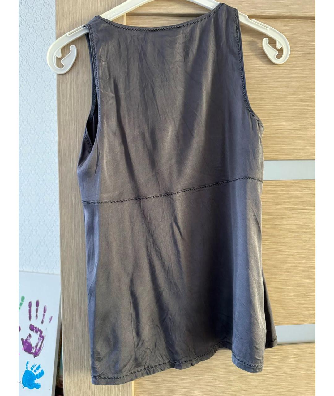 BRUNELLO CUCINELLI Шелковая майка, фото 2