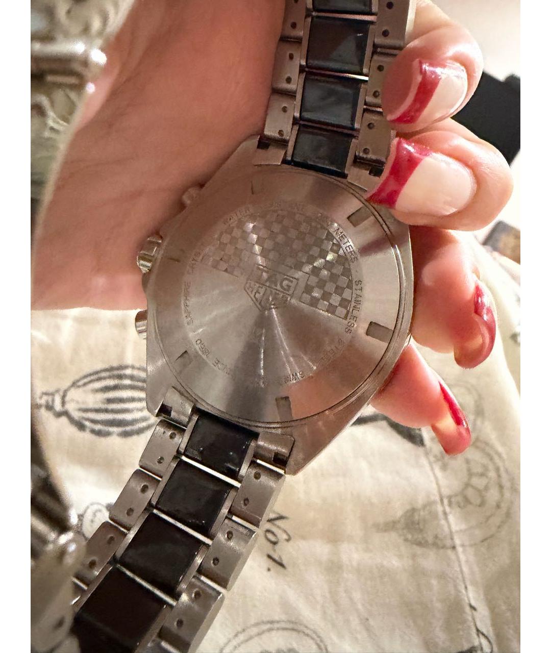 TAG HEUER Серебряные стальные часы, фото 2