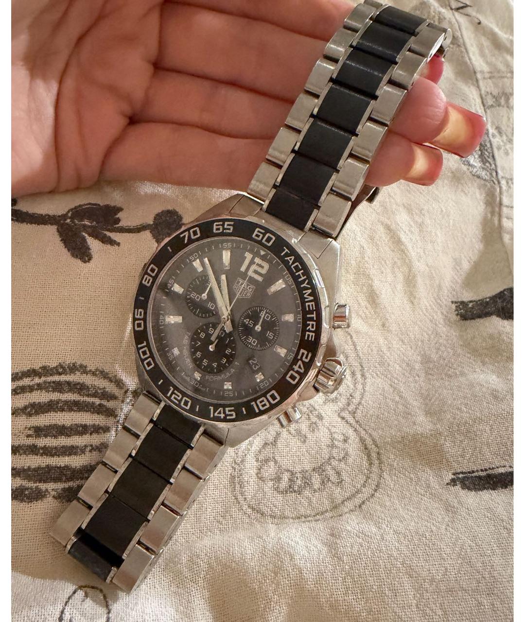 TAG HEUER Серебряные стальные часы, фото 5