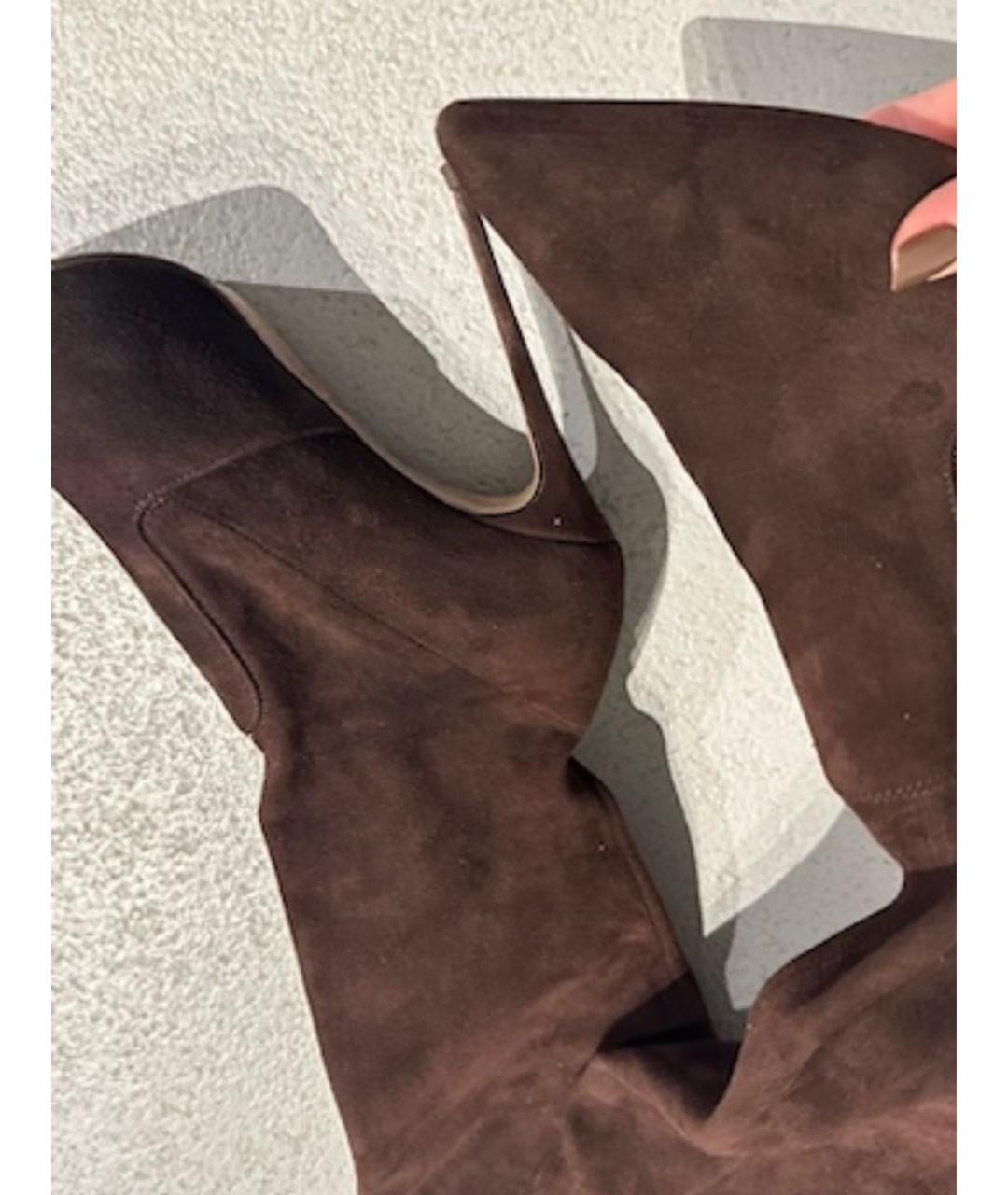 LE SILLA Коричневые ботфорты, фото 3