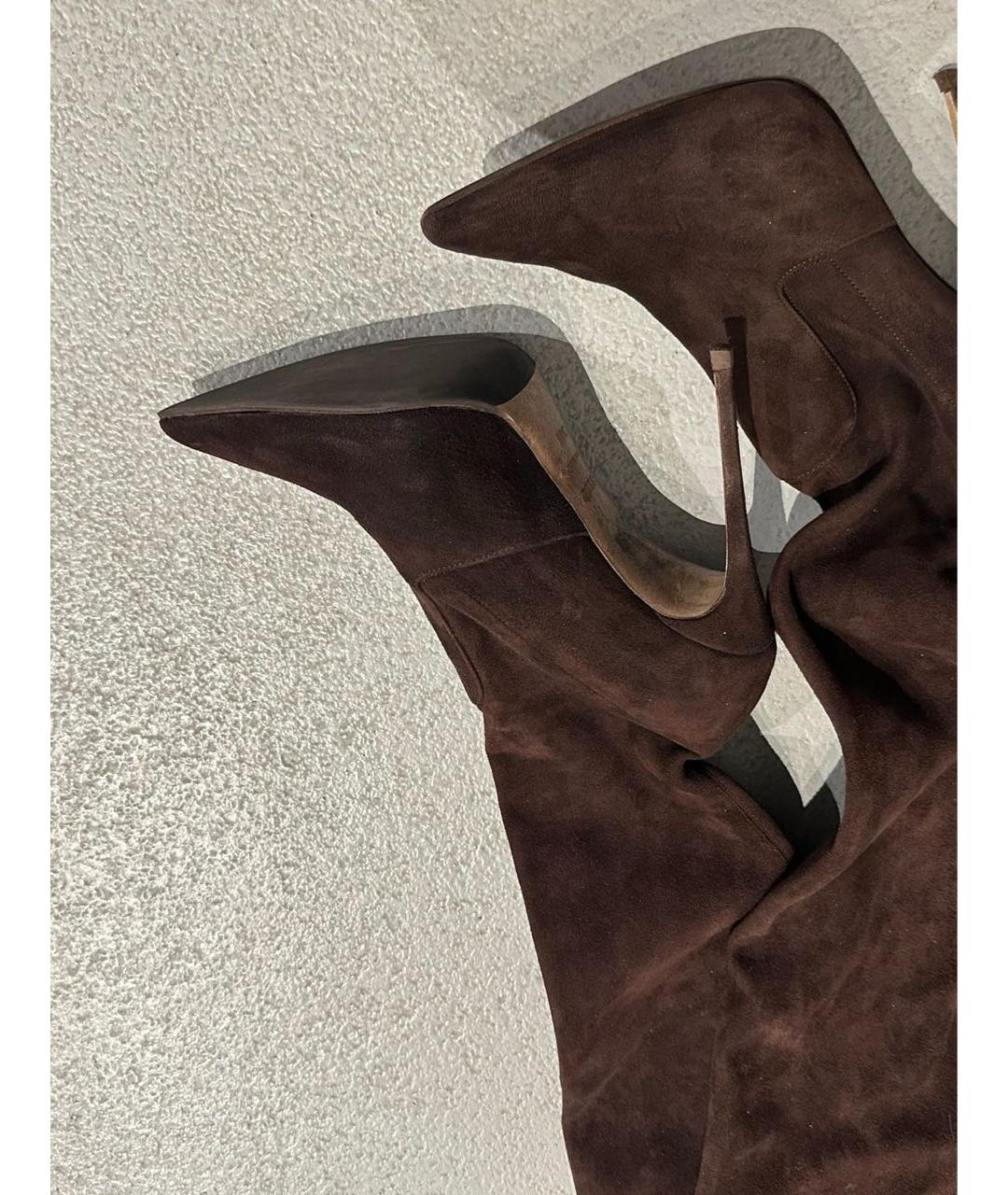 LE SILLA Коричневые ботфорты, фото 7