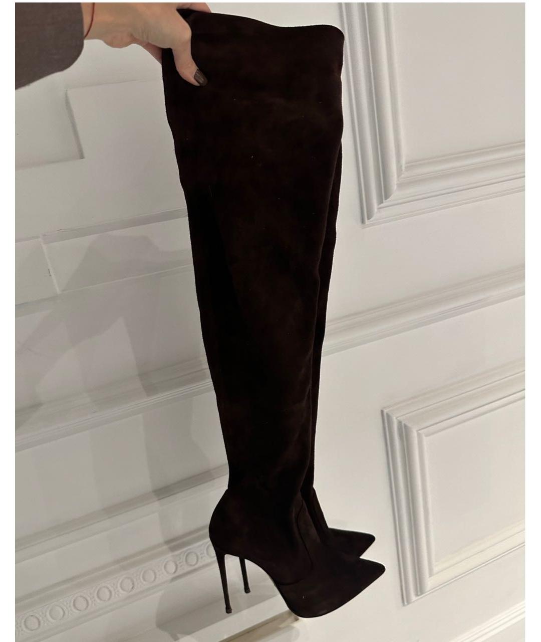 LE SILLA Коричневые ботфорты, фото 9