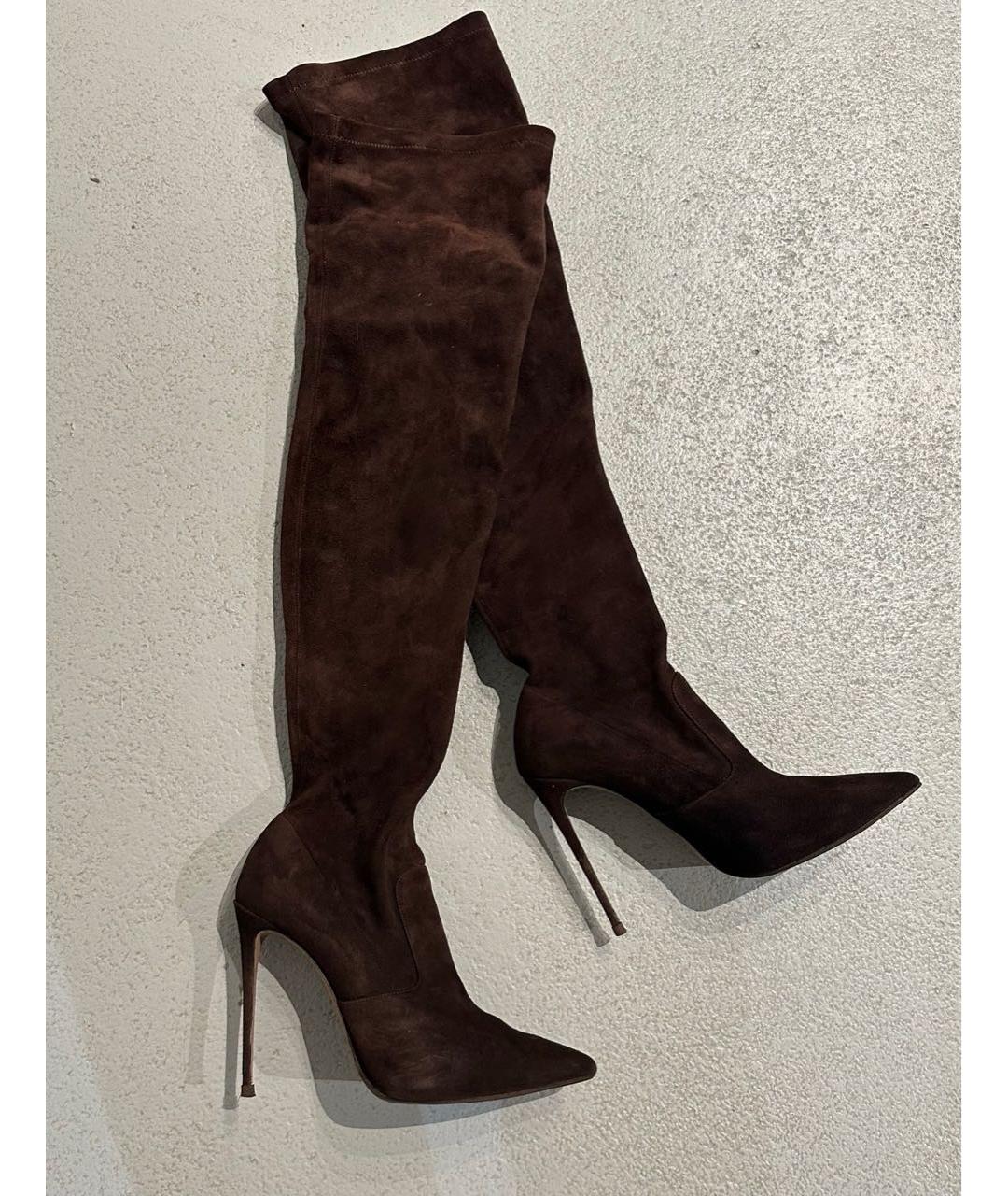 LE SILLA Коричневые ботфорты, фото 2