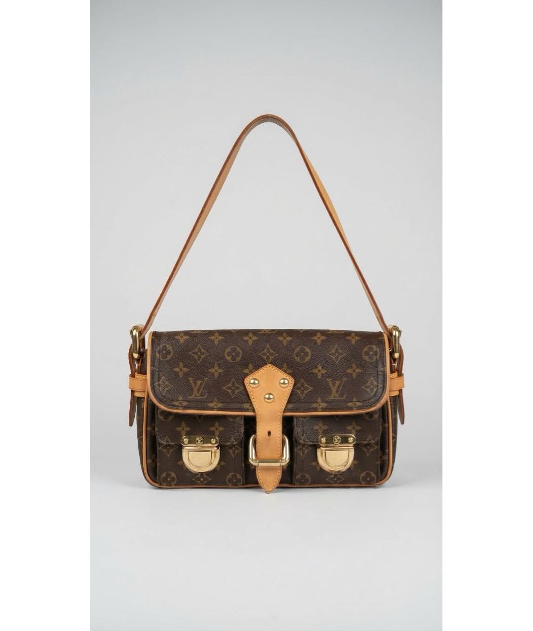 LOUIS VUITTON Коричневая сумка с короткими ручками, фото 6