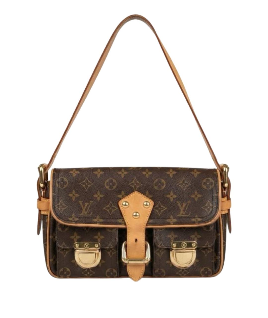 LOUIS VUITTON Коричневая сумка с короткими ручками, фото 1