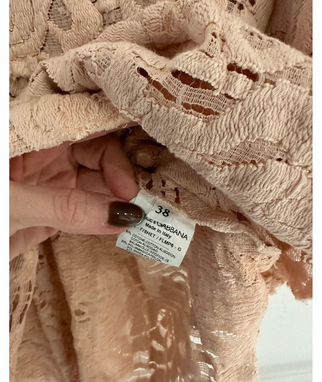 DOLCE&GABBANA Коралловая блузы, фото 3