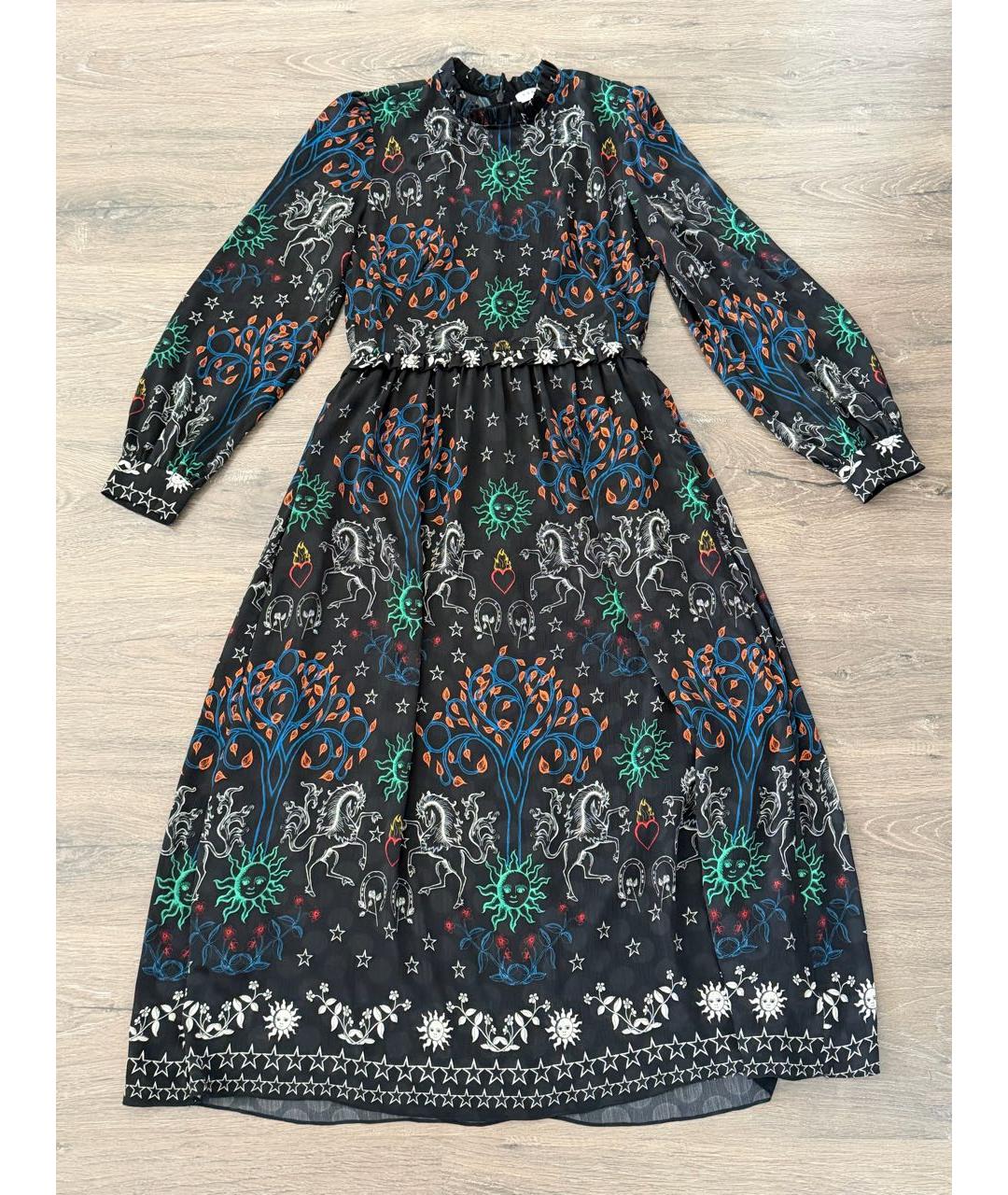 SANDRO Мульти полиэстеровое повседневное платье, фото 4