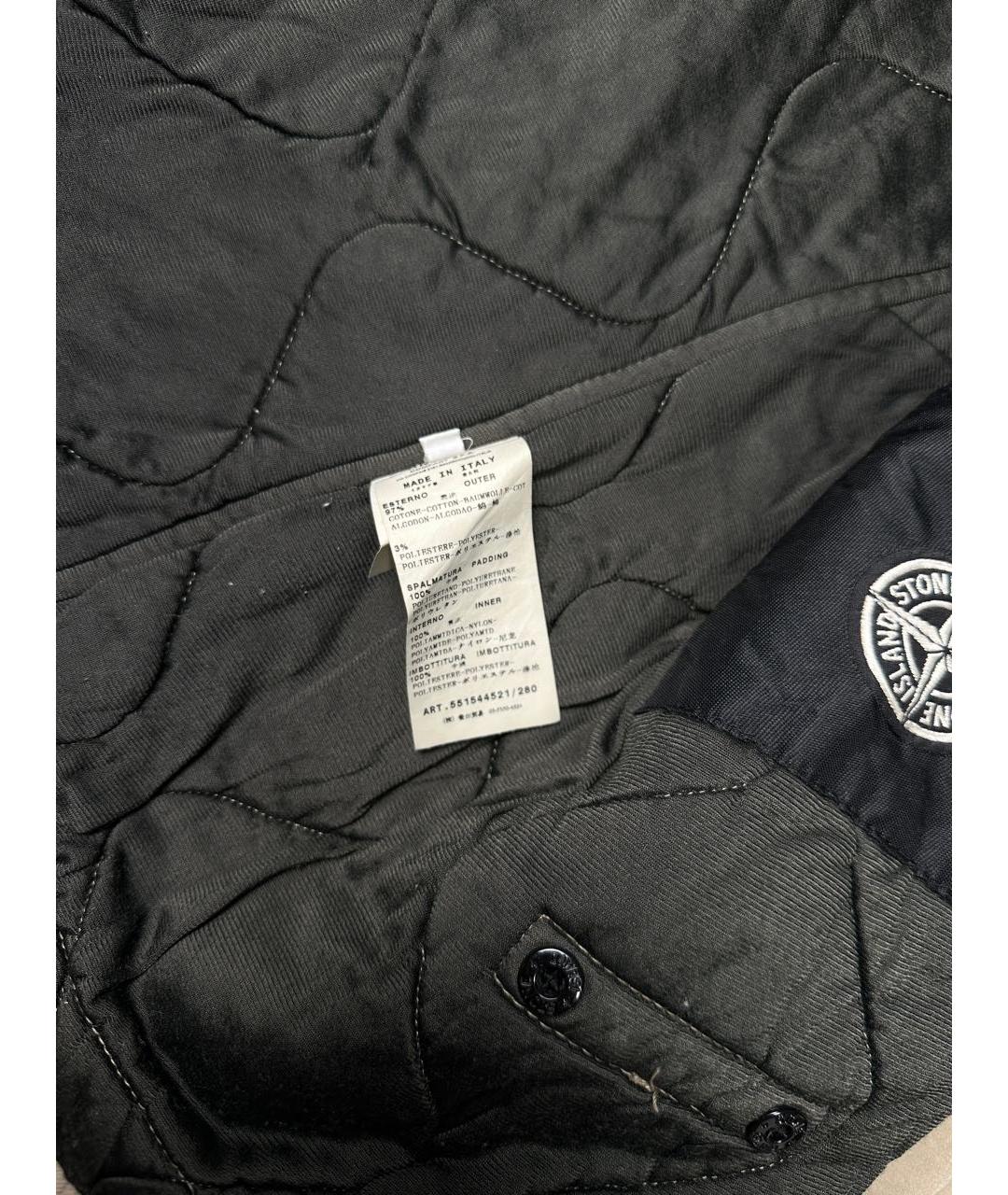 STONE ISLAND Бежевая хлопковая куртка, фото 7