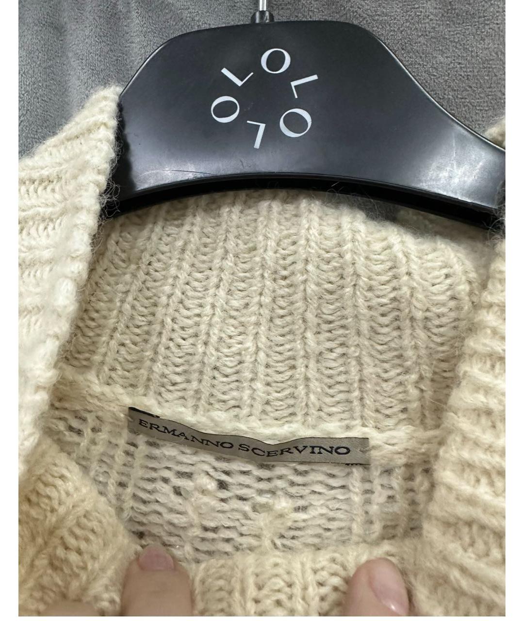 ERMANNO SCERVINO Белый джемпер / свитер, фото 4