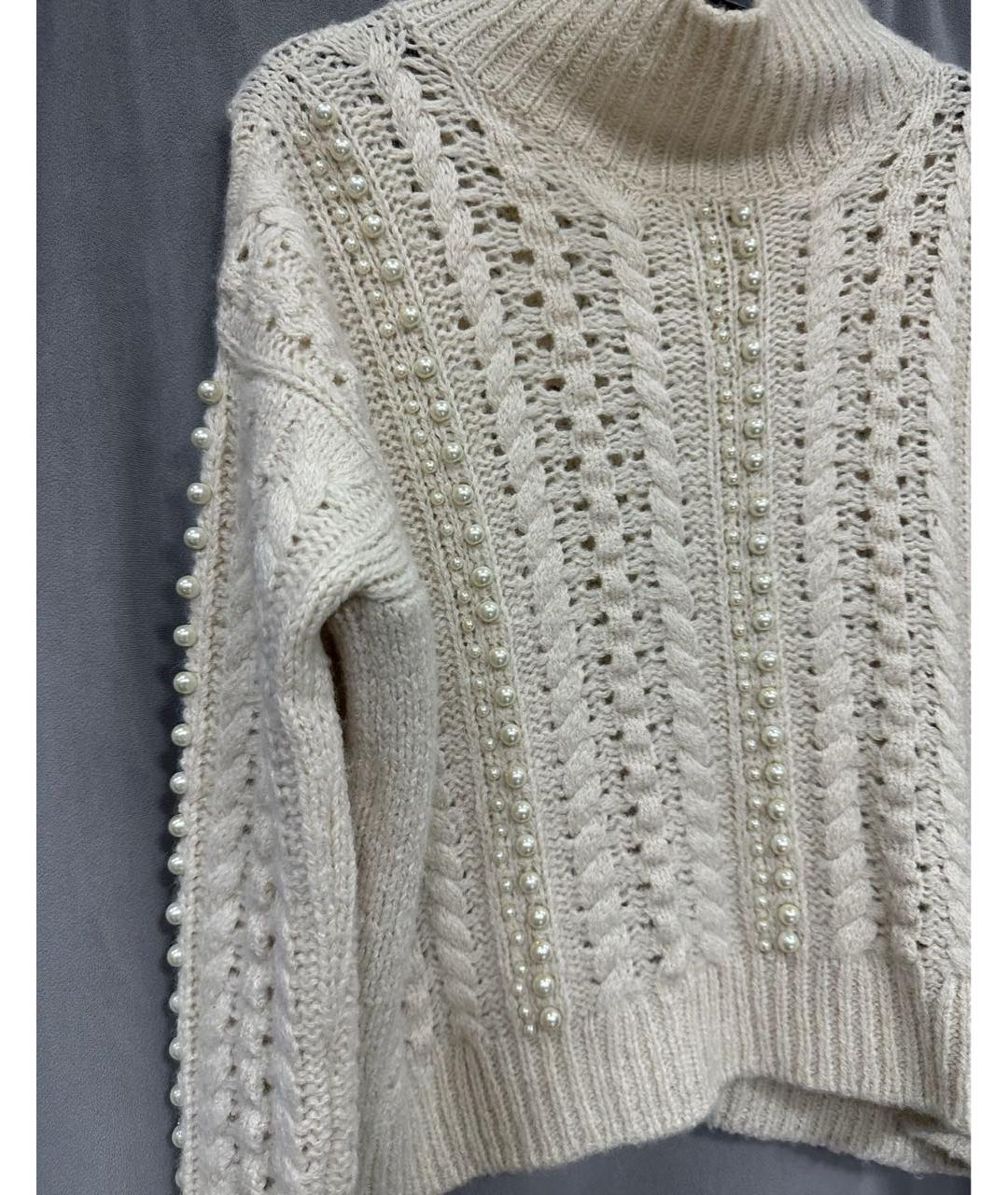 ERMANNO SCERVINO Белый джемпер / свитер, фото 3