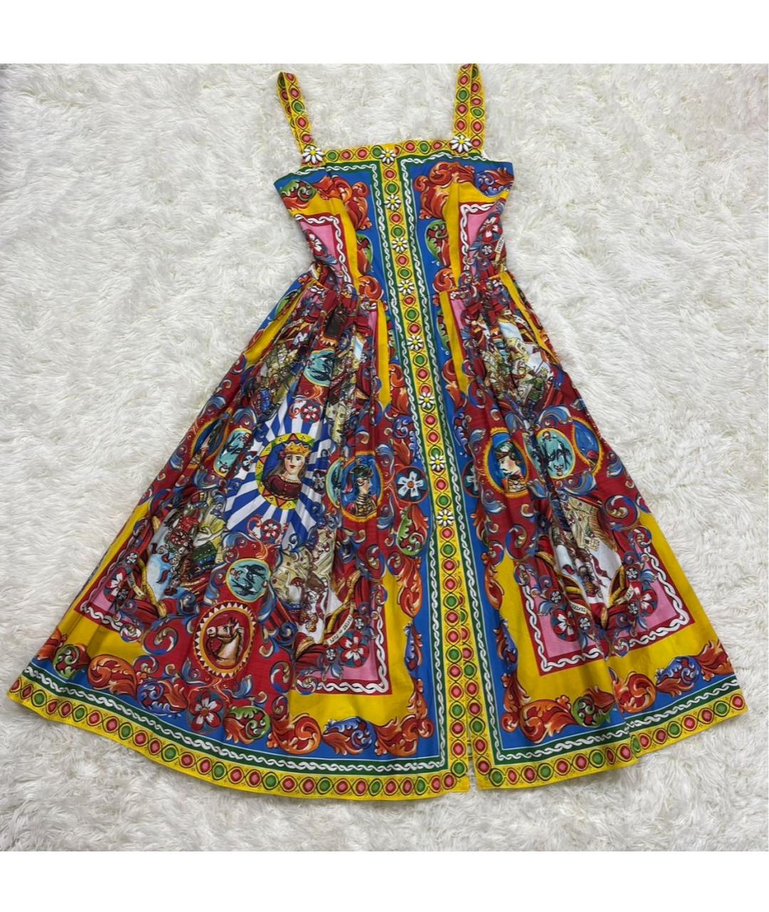 DOLCE&GABBANA Мульти сарафан, фото 6