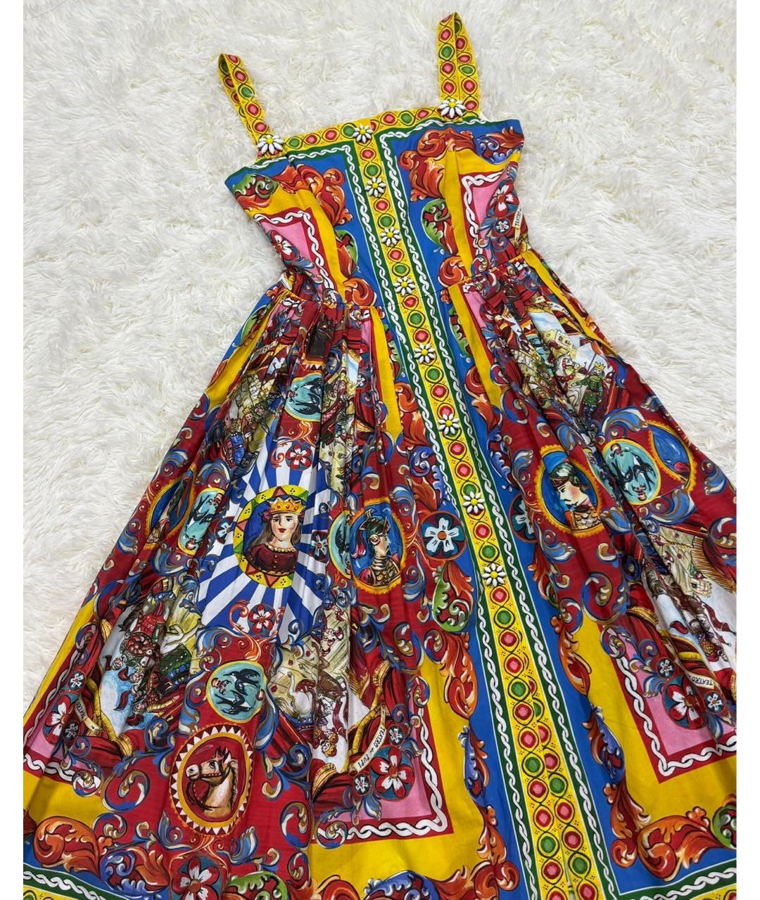 DOLCE&GABBANA Мульти сарафан, фото 2