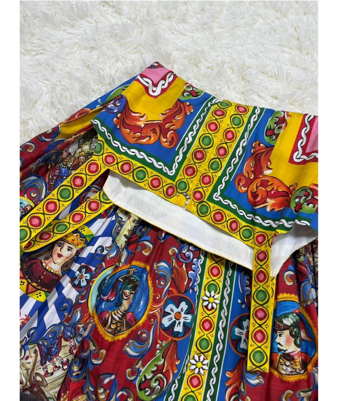 DOLCE&GABBANA Мульти сарафан, фото 4