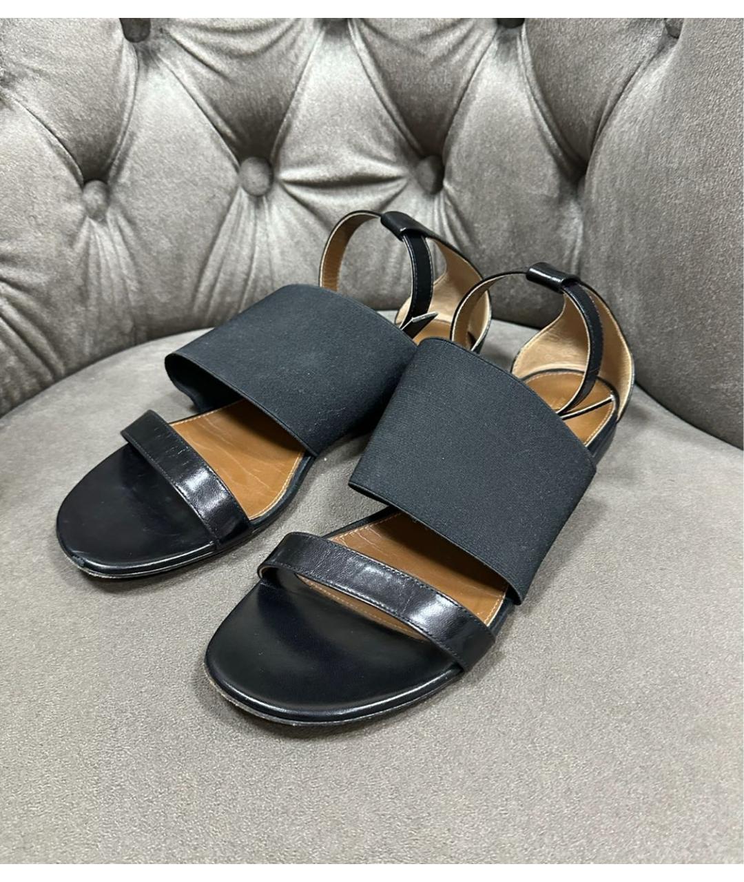 AGNONA Черные сандалии, фото 2