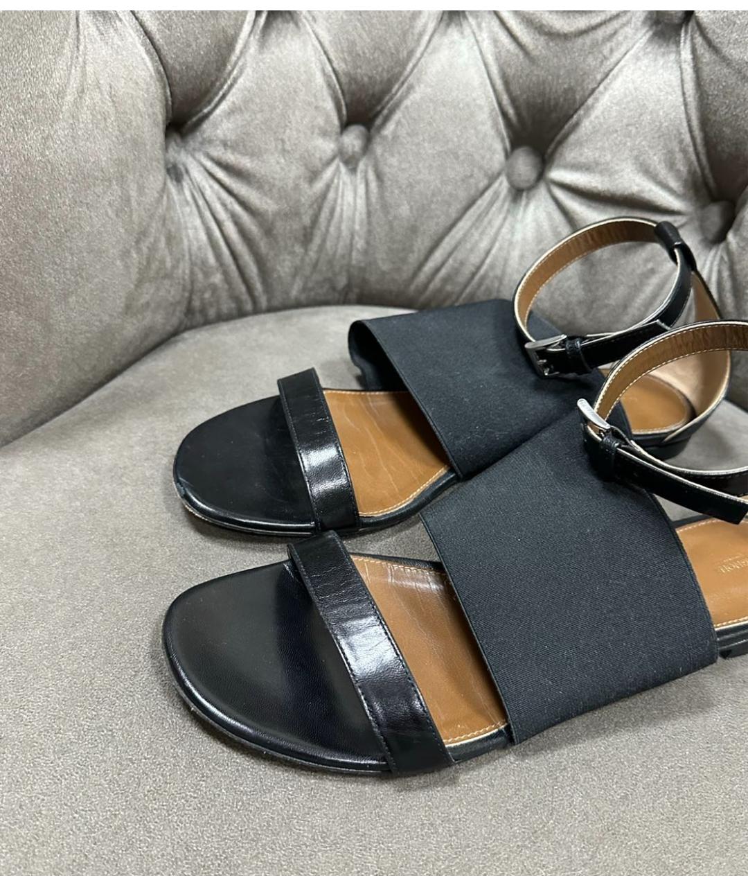 AGNONA Черные сандалии, фото 5