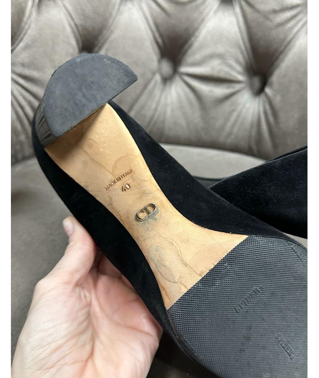 CHRISTIAN DIOR Черные туфли, фото 5