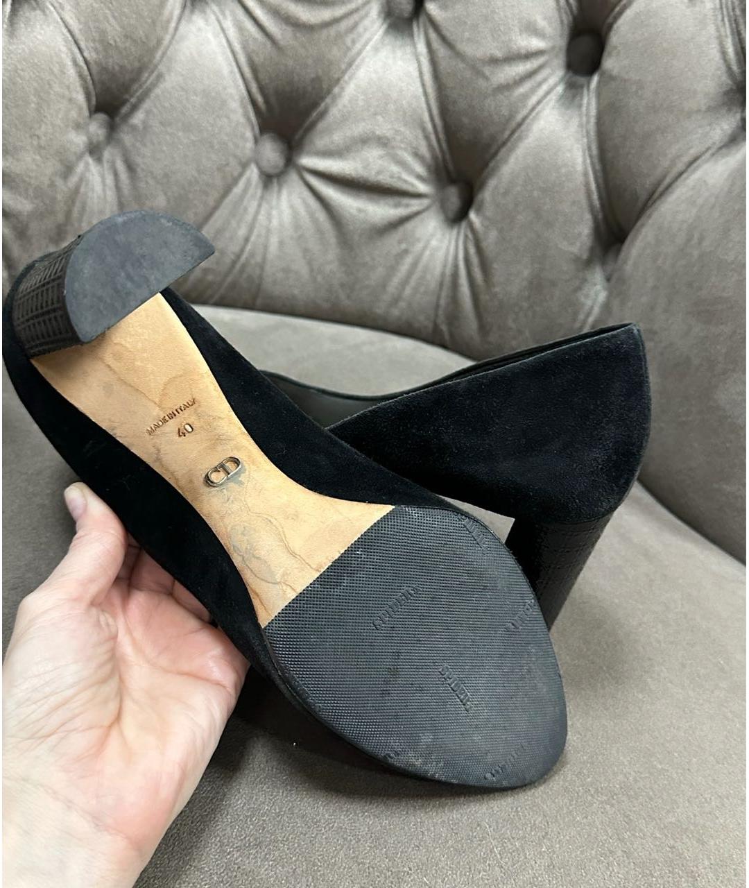 CHRISTIAN DIOR Черные туфли, фото 6