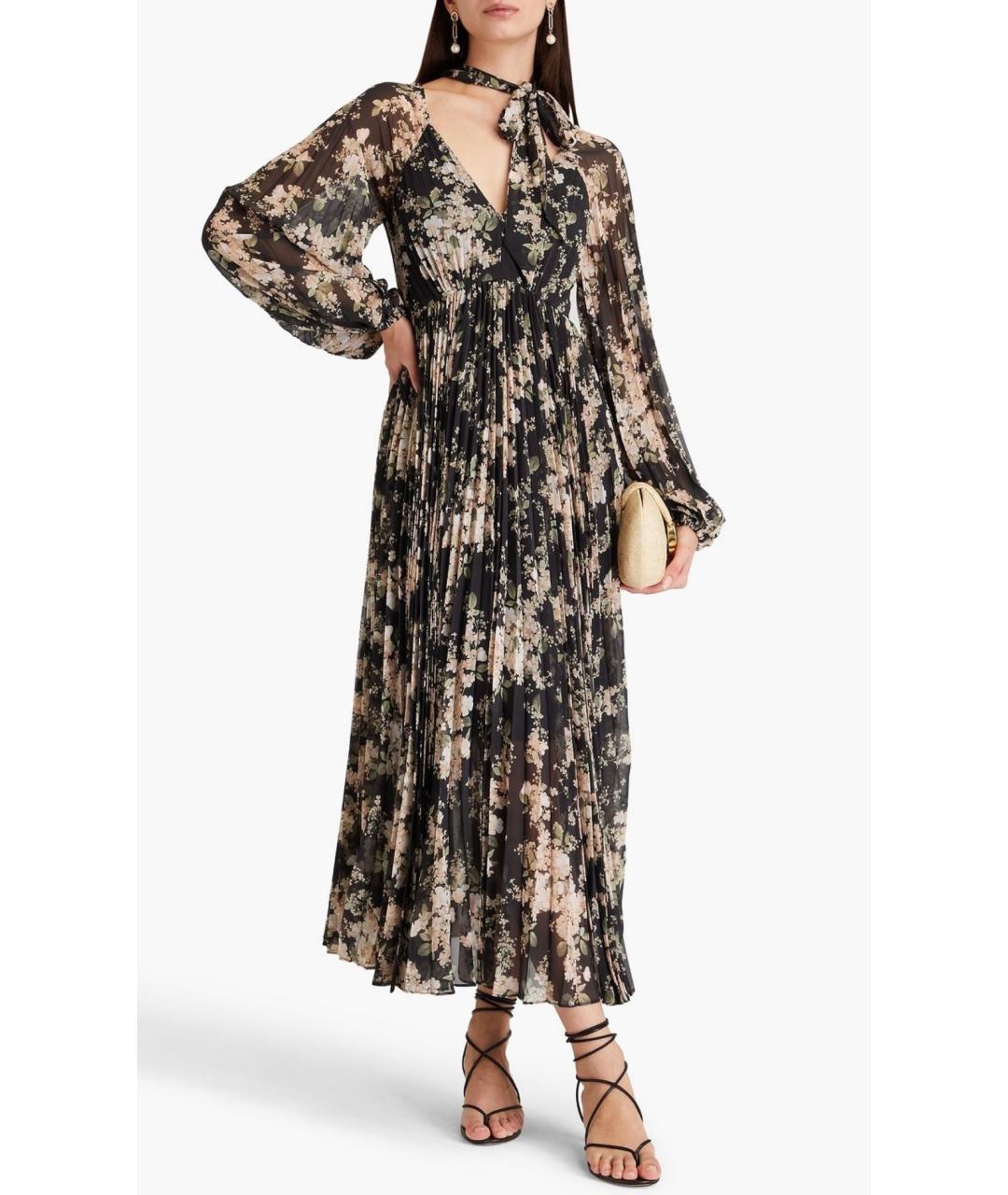 ZIMMERMANN Черное полиэстеровое коктейльное платье, фото 2