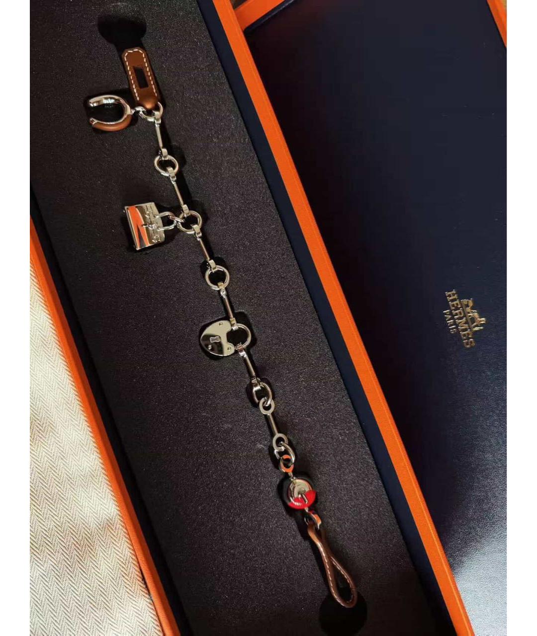 HERMES Серебрянный брелок, фото 4