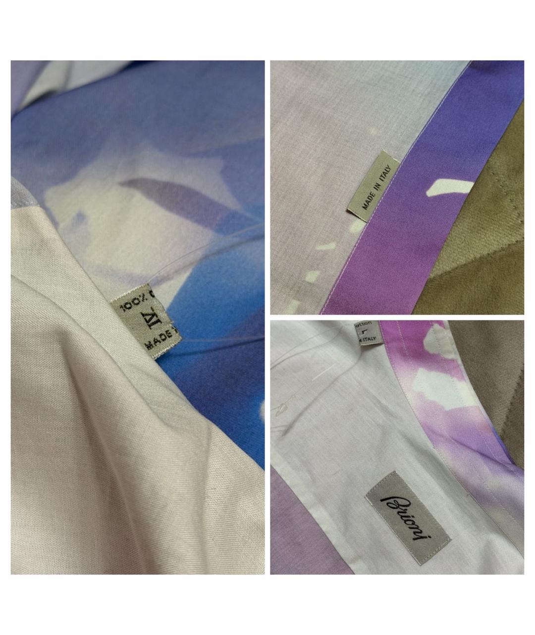 BRIONI Мульти хлопковая кэжуал рубашка, фото 6