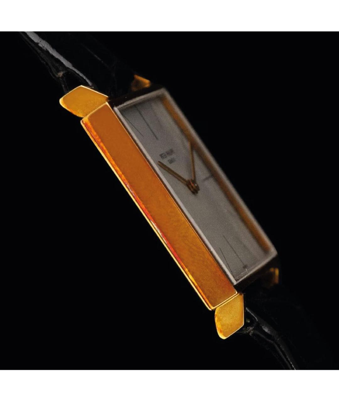 PATEK PHILIPPE Черные часы из желтого золота, фото 3