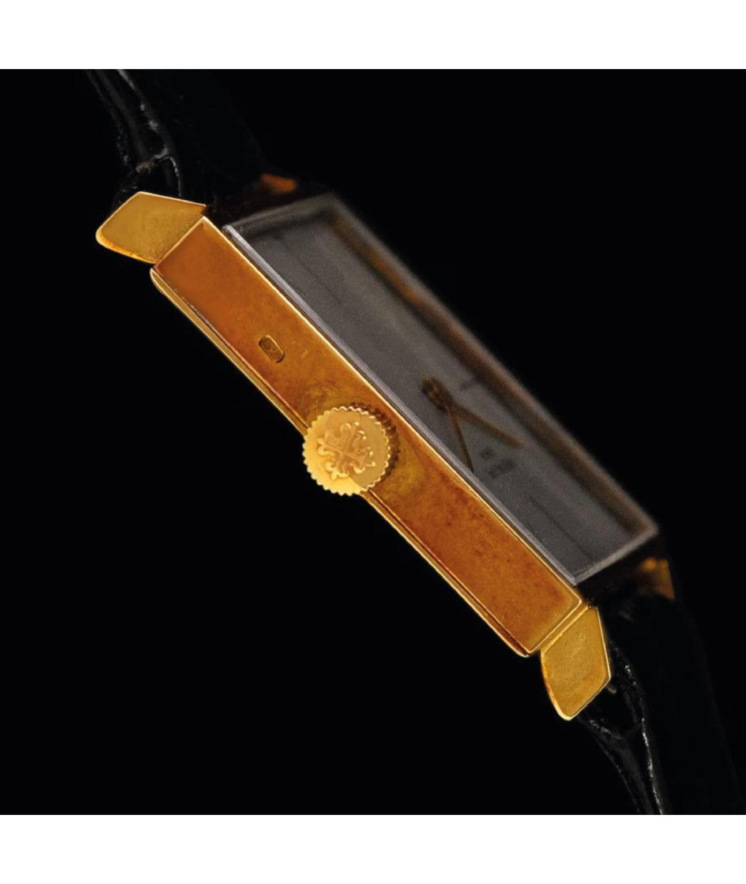 PATEK PHILIPPE Черные часы из желтого золота, фото 8