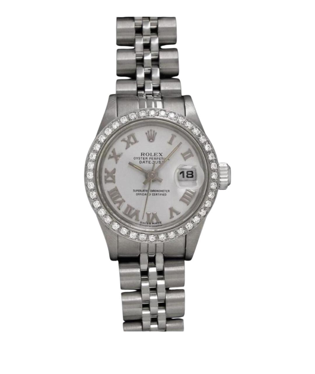 ROLEX Серебряные часы из белого золота, фото 1